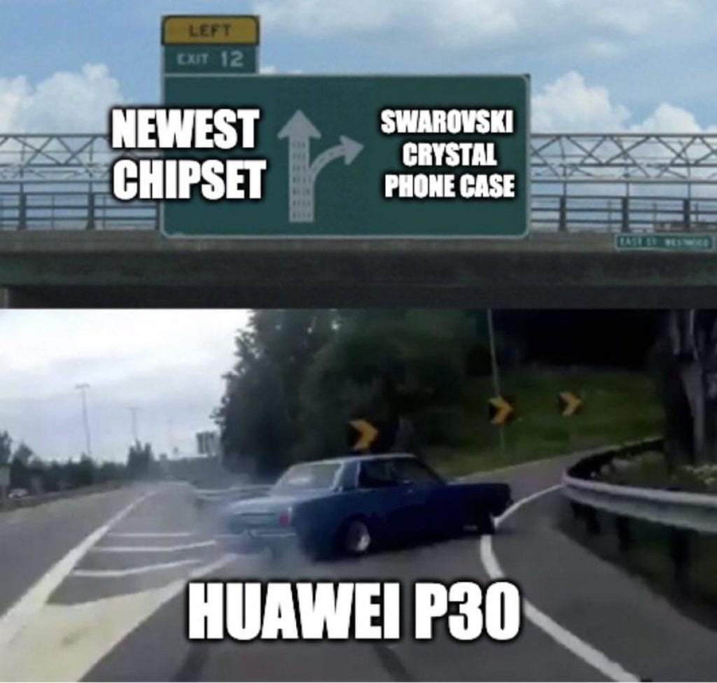 Huawei p30 troll meme