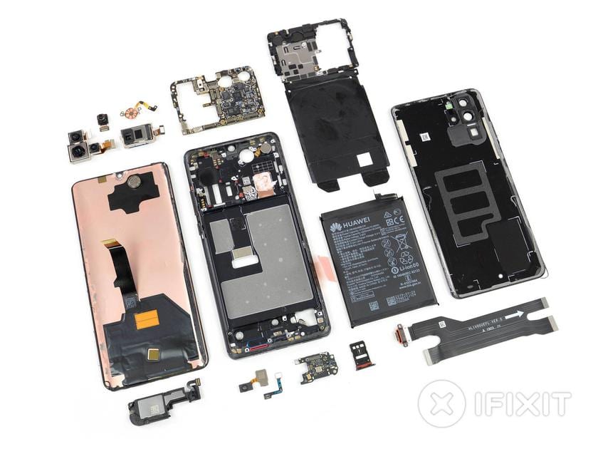 Repairing Huawei P30 Pro is not easy