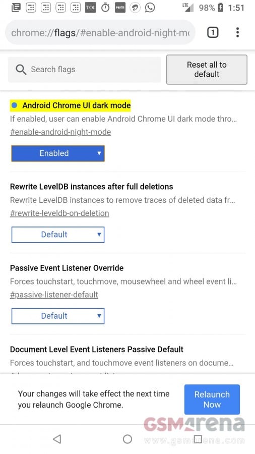 Google Chrome Dark Mode for Android 3