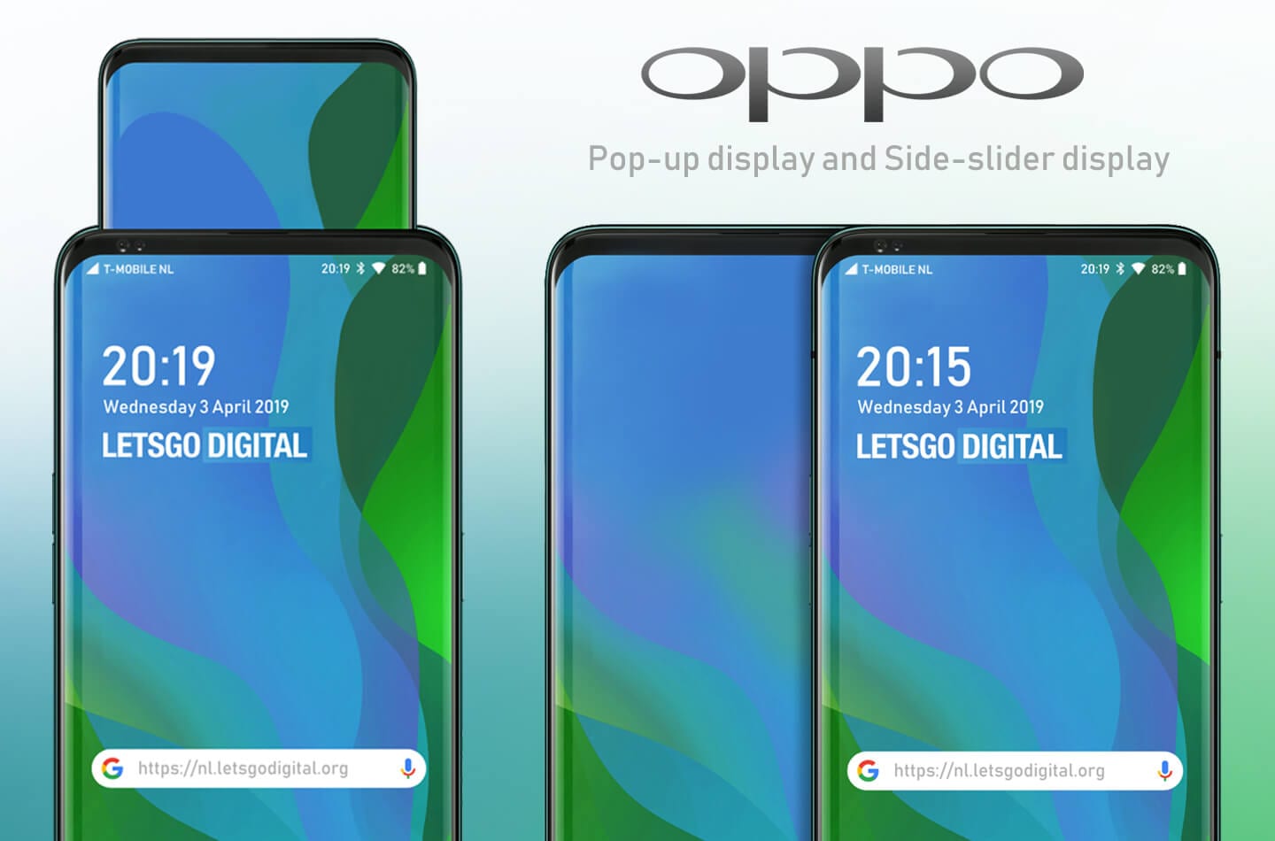 Oppo patents two mobile phone