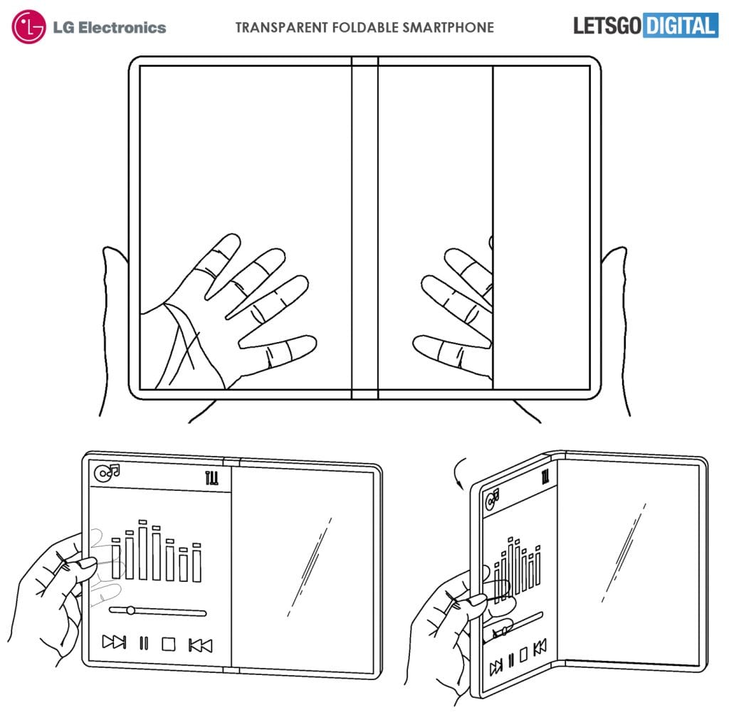 Transparent foldable phone from LG is a unique device