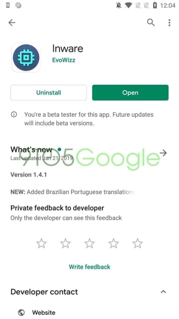 Google Play Store new update
