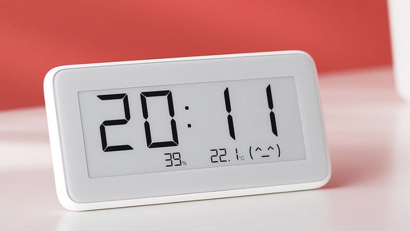 Xiaomi table clock xiaomi mijia temperature and humidity monitoring electronic clock m
