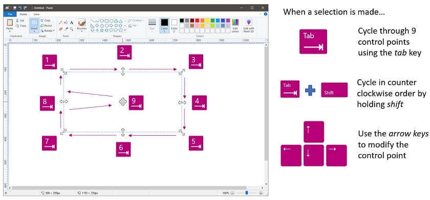 Microsoft Paint new features 3_SelectionControls
