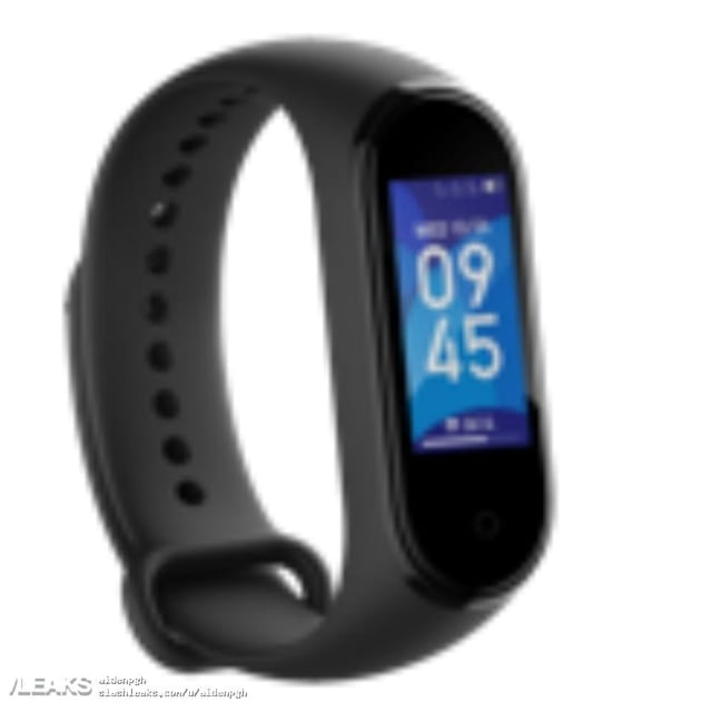 Xiaomi Mi Band 4 renderers with color