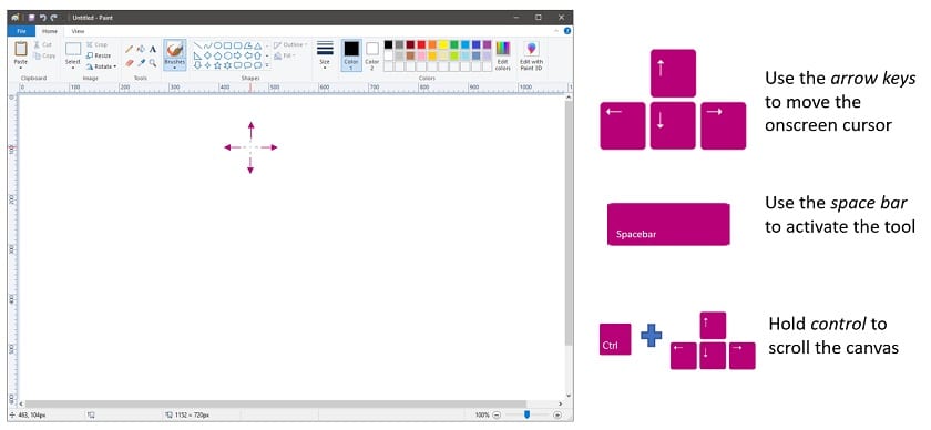 Microsoft Paint new features ms paint accessibility may 2019 update