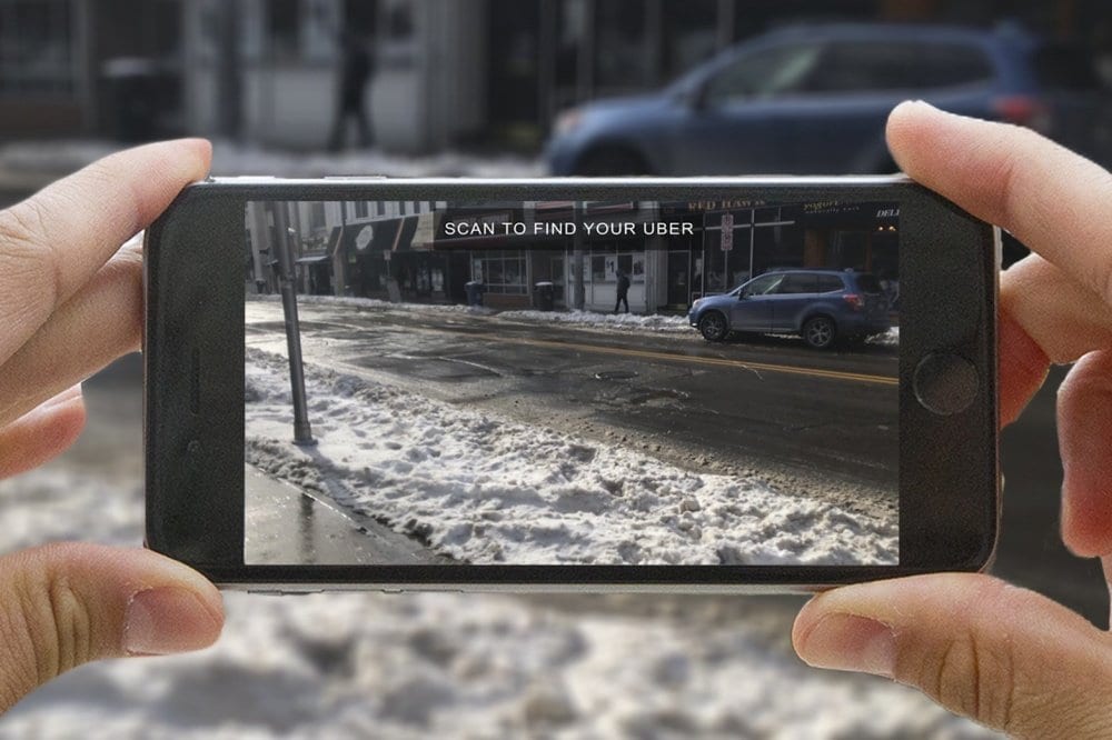 Uber AR augmented reality