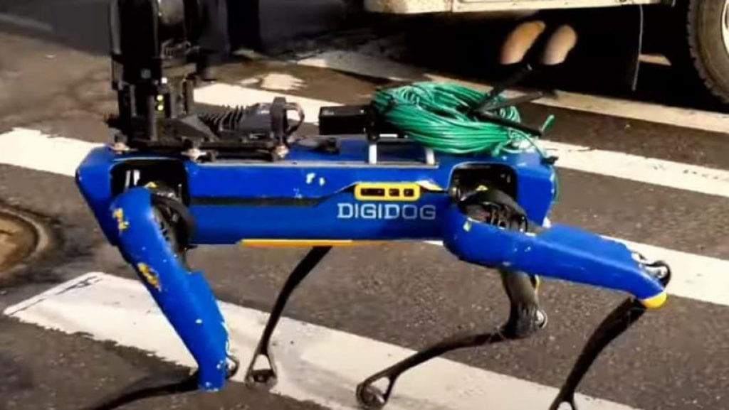 Boston Dynamics dog robot fired from NYPD 1