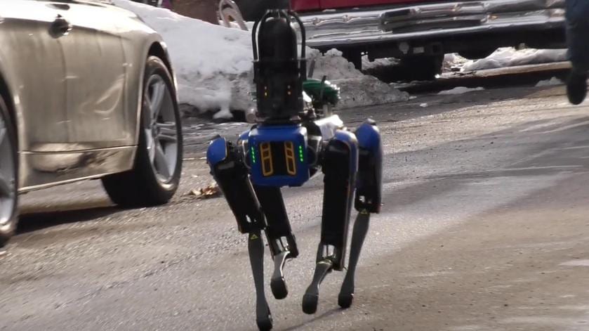 Boston Dynamics dog robot fired from NYPD
