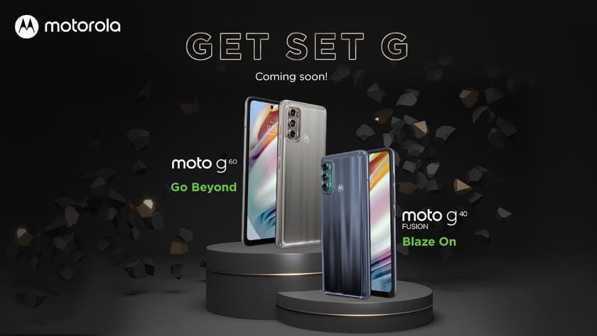 Motorola has confirmed Moto G60 and Moto G40 Fusion