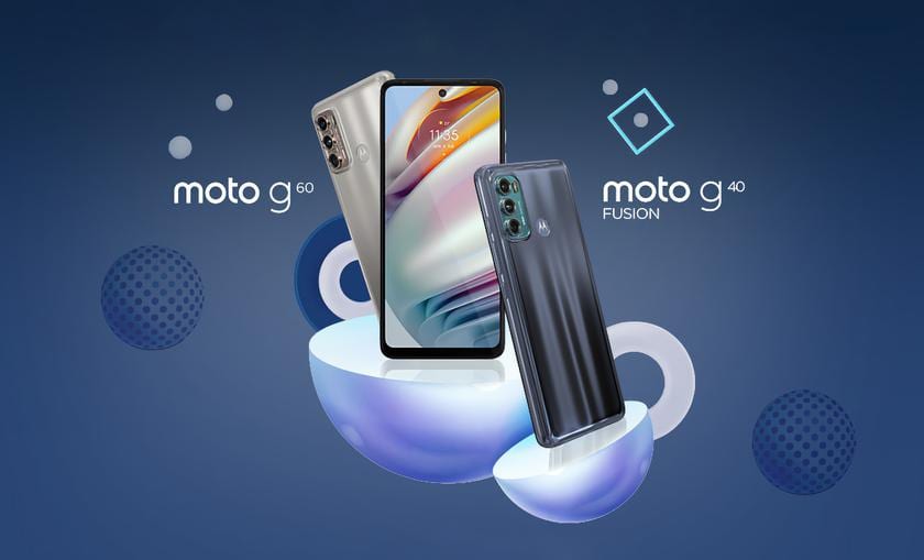 Motorola unveiled the Moto G60 and Moto G40 Fusion