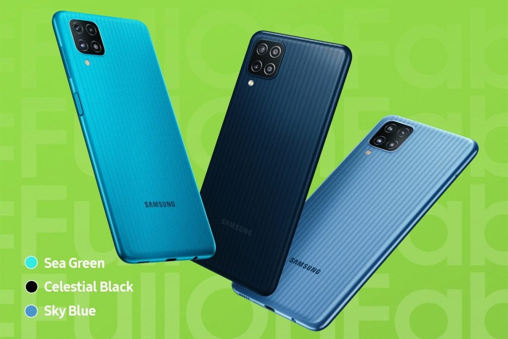 Samsung Galaxy F12 Galaxy M12 Colors
