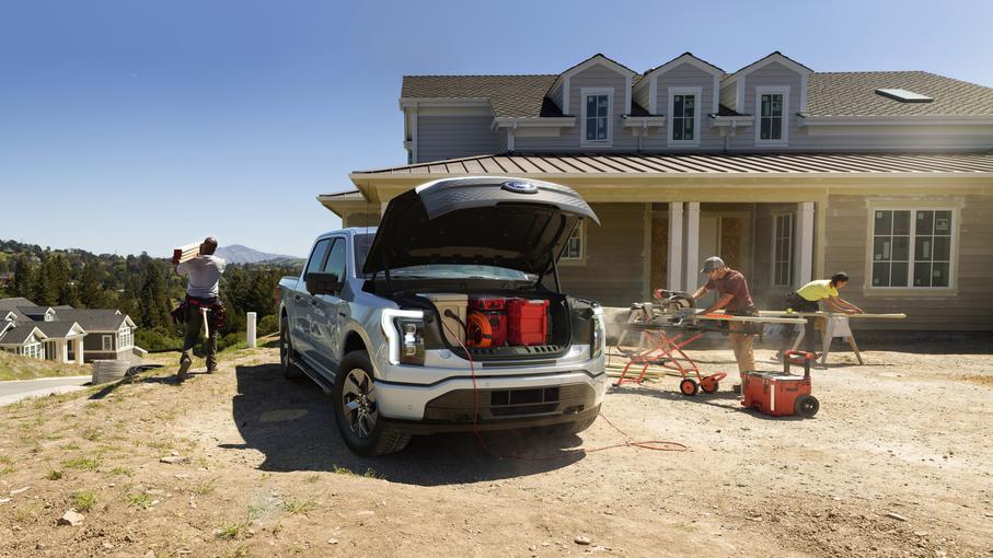 Ford introduced the F-150 Lightning electric pickup truck 5