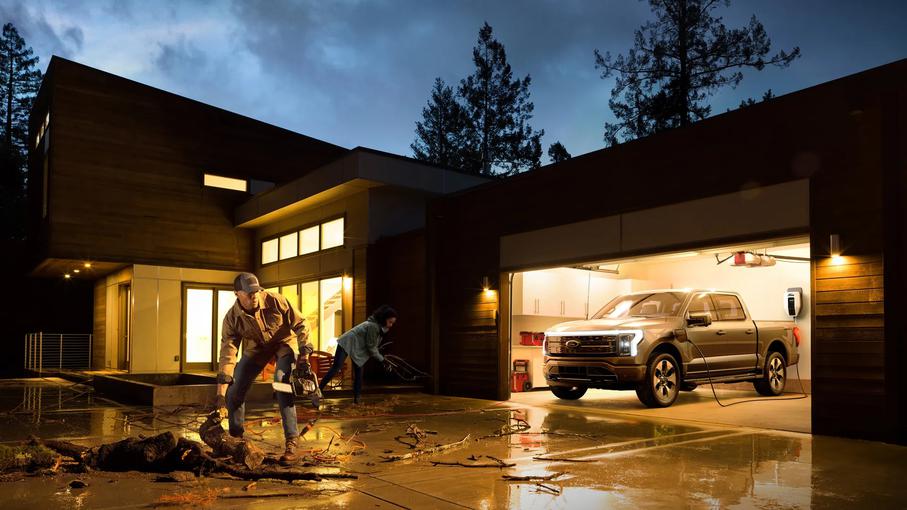 Ford introduced the F-150 Lightning electric pickup truck 6
