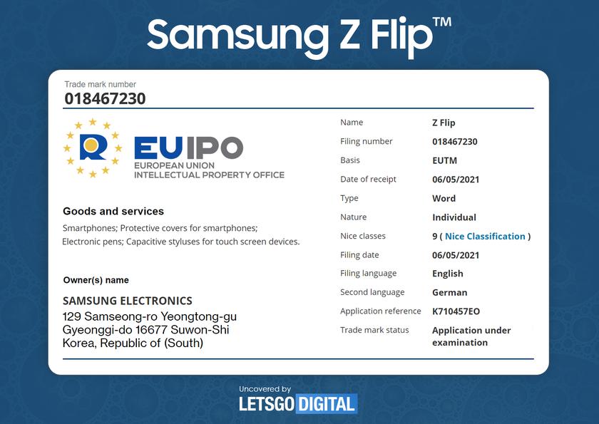 New Trademark Hints at S Pen Support for Galaxy Z Flip 2