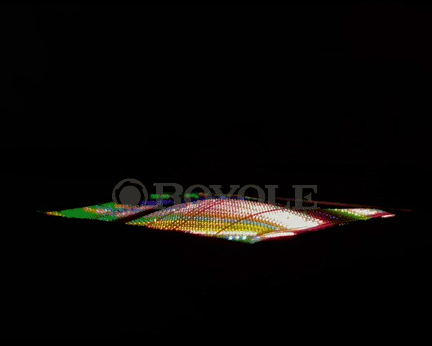 Royole unveils flexible micro-LED display