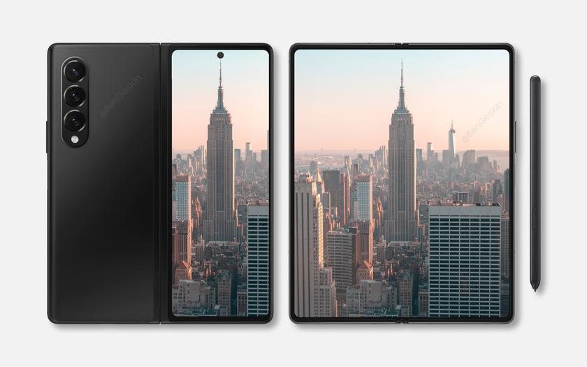 Samsung Galaxy Z Fold 3 appeared on high-quality renders