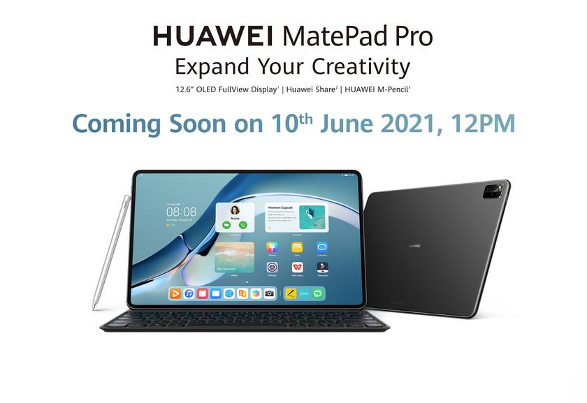 Huawei MatePad Pro 12.6 on June 10