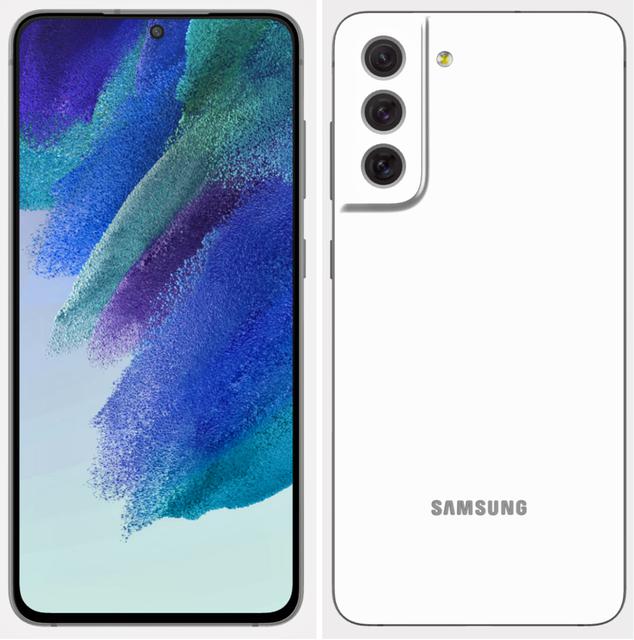 Samsung Galaxy S21 FE Renders White