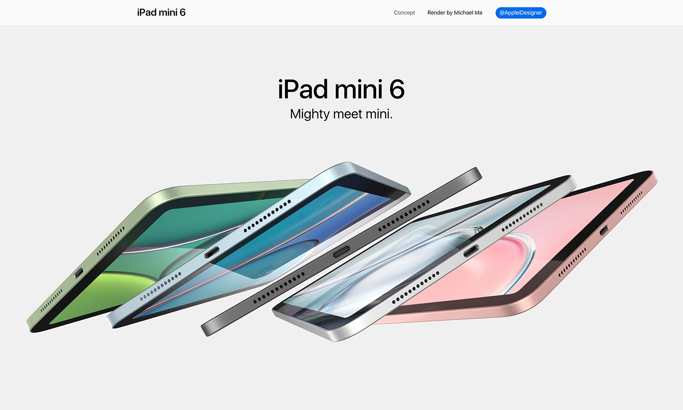 iPad mini 6 Latest Renders 7