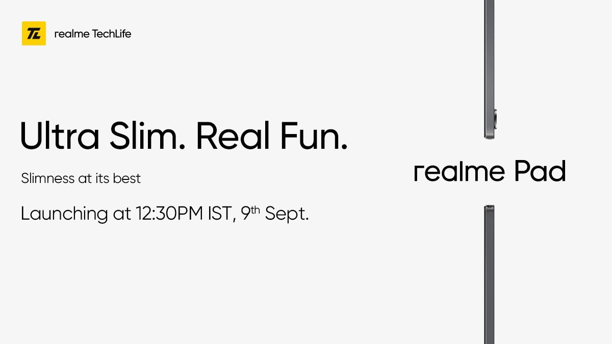 Realme Pad Launch Date Confirmed