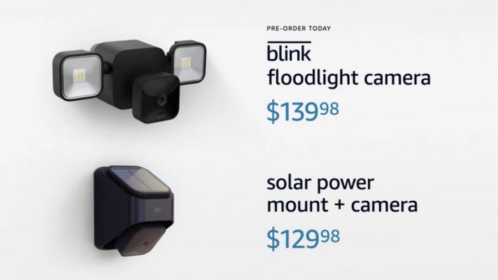 Floodlight Cam and Blink Solar Panel Mount