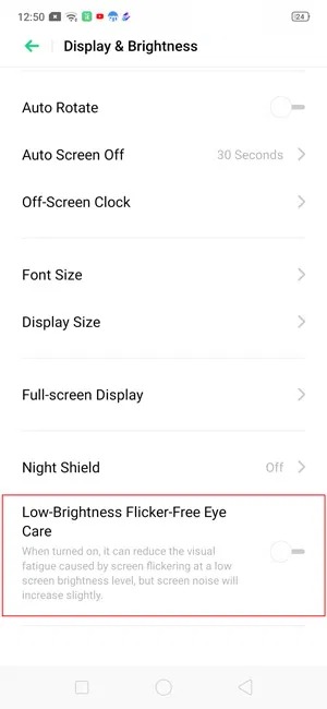 DC Dimming on Oppo and Realme