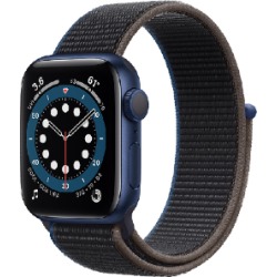 Apple Watch Aluminum (Series 6) GPS 44mm - Blue M02G3LL/A - Excellent Condition