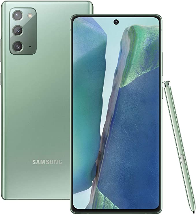 Samsung Galaxy Note20 Sim Free Android Mobile Phone Mystic Green 256 GB (UK Version) – United Kingdom