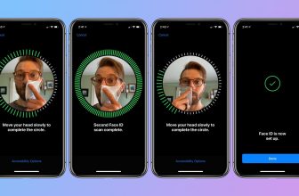 Face ID unlock with mask