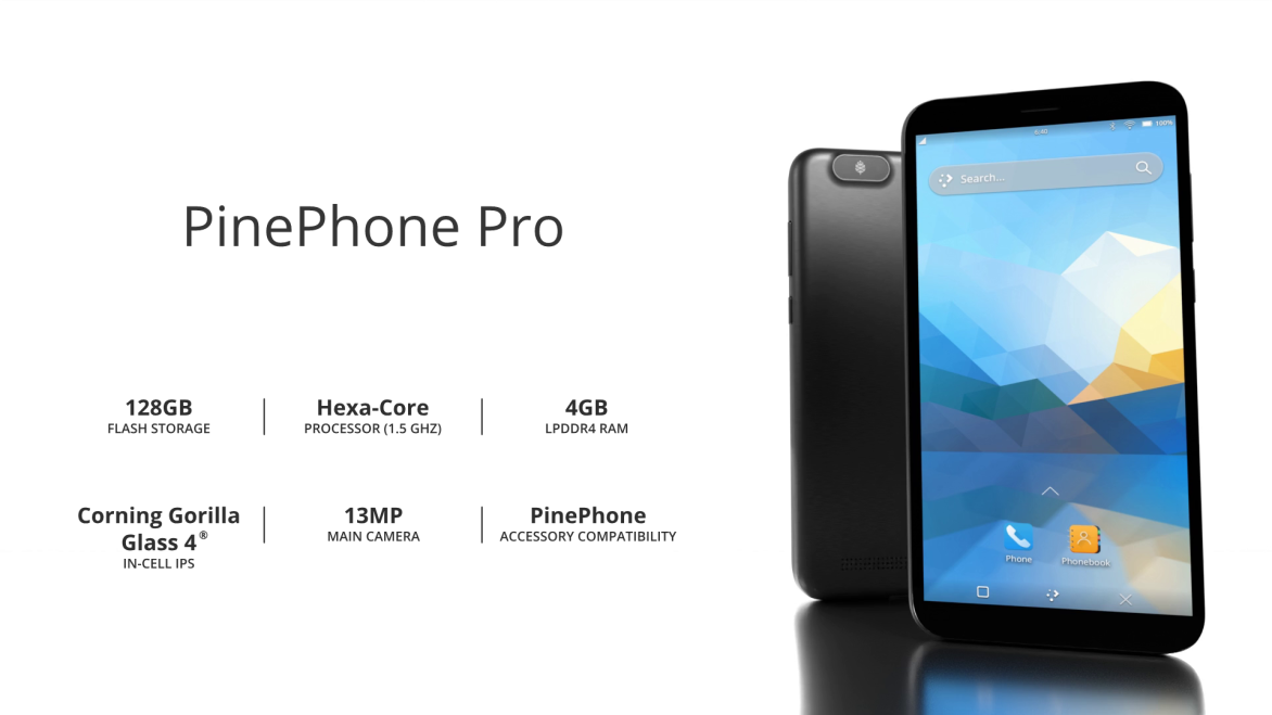 PinePhone Pro Linux Phone with Upgraded Hardware