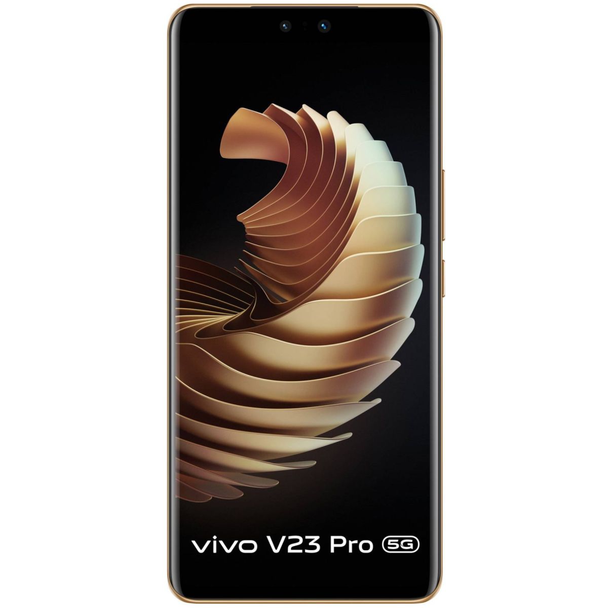 Vivo V23 Pro 5G Sunshine Gold Front