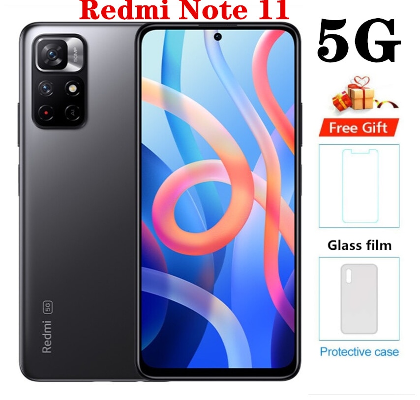 Original Redmi Note 11 5G Smartphone 8GB 256GB Dimensity 810 android 11 Cellphone 6.6