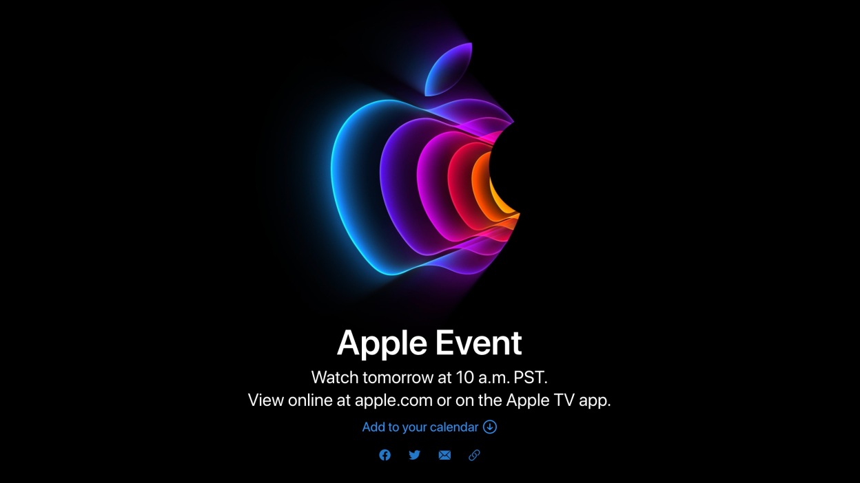 How to watch the Apple event on March 8