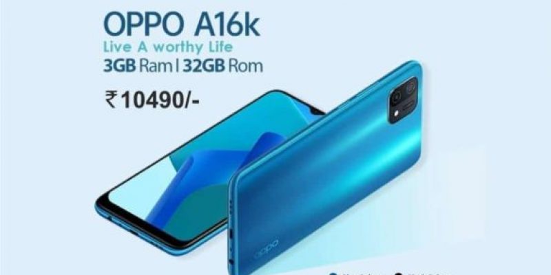OPPO A16K Poster Disclosed Price, Design & Key Specs