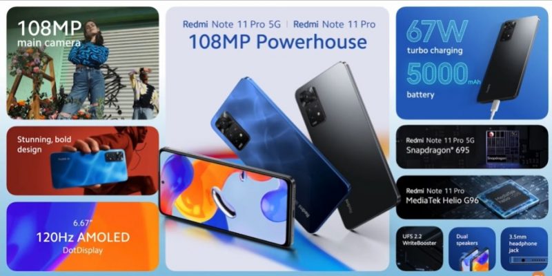 Xiaomi Redmi Note 11 series Launched