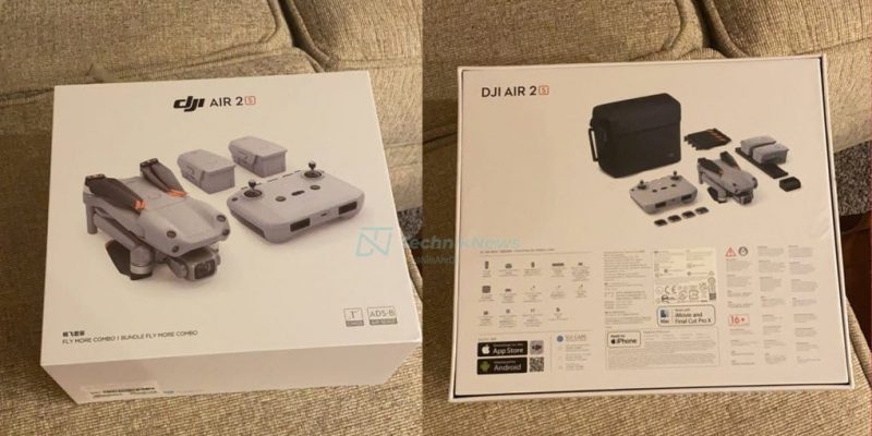 DJI Air 2s: Pictures of the drone and further information surfaced