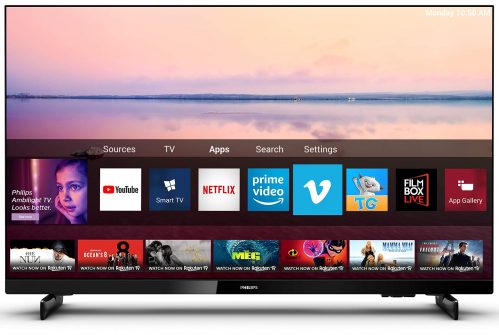 Philips 108 cm (43 Inches) Full HD LED Smart TV 43PFT6815/94 (Black) (2021 Model) | With Pixel Precise HD