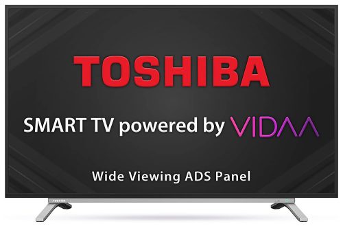 Toshiba 108 cm (43 inches) Vidaa OS Series Full HD Smart ADS LED TV 43L5050 (Black) (2020 Model)